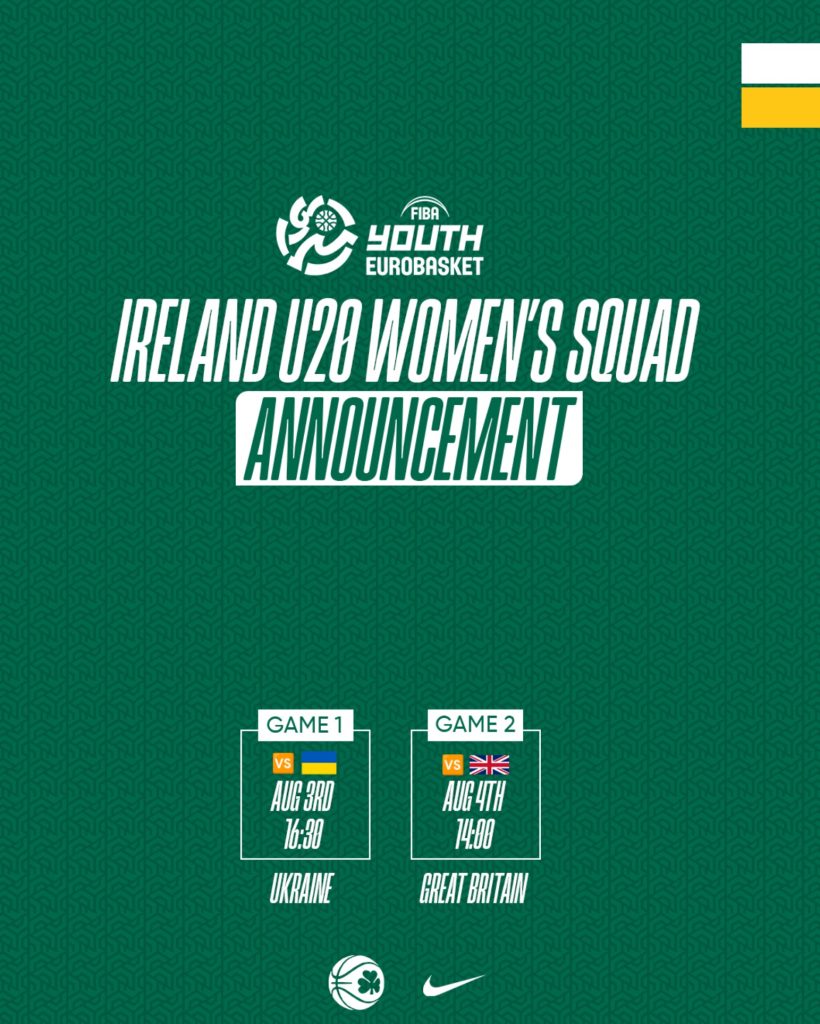 Izzy Sullivan Ireland U20 Women's Basketball Team 2025