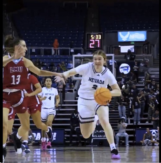 Izzy Sullivan Nevada Women's Basketball vs LMU Nov 2025